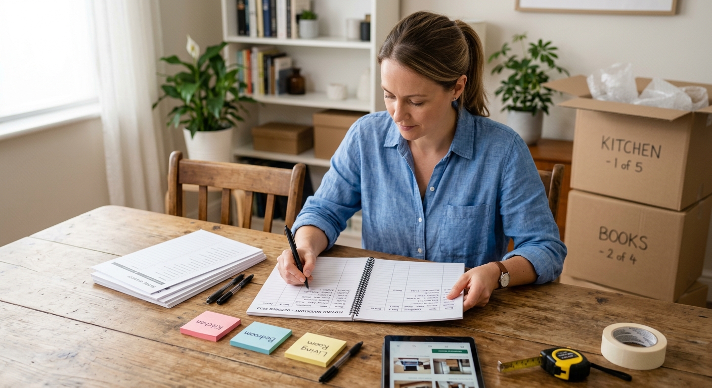 How to Organize a Moving Inventory Before Packing Day